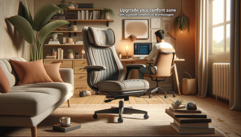 “Upgrade Your Comfort Zone: Adjustable Compression Seat Massagers“